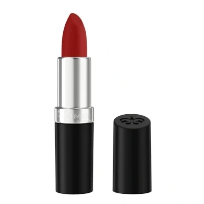 Image de Rimmel Lasting Finish Rouge à lèvres 360 citrouille pêche, finition satinée crémeuse, tenue longue durée 8 heures, formule confortable, pigment riche
