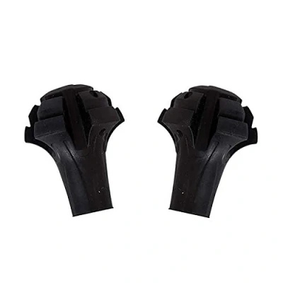 Image de Paquet de 2 Embouts Rechange en Caoutchouc Très Durables (Pieds/Pattes/Embouts/Capsules Remplacement) pour Batons Trekking Marche Nordique