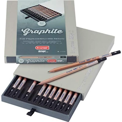 Image de Ensemble de Crayons Talens Bruynzeel Graphite Design 12 Pièces