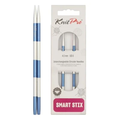 Image de KnitPro 42125 SmartStix Pointe à Aiguilles, métal, Multicolore, 4 mm, Coloré, 4mm