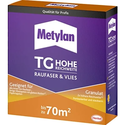 Image de Metylan TG Papier ingrain à haute portée et granulés non tissés