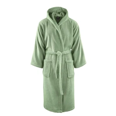 Image de SWEET HOME Accappatoio Classic Peignoir Homme et Femme avec Capuche, Basil, M Mixte