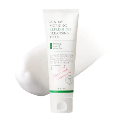 Image de AXIS Y Sunday Morning Refreshing Cleansing FOAM Nettoyant visage, Taille: 120 ml,