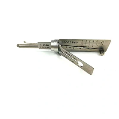 Image de SS002 outils de crochetage serrure pour porte à double rainure, décodeur et pro 2 en 1