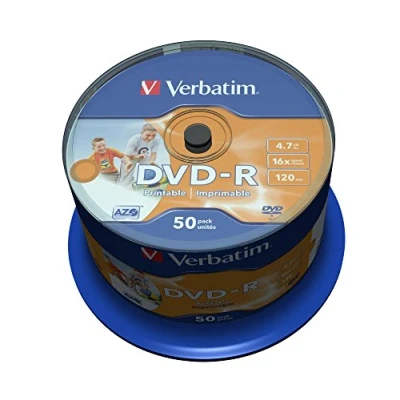 Image de DVD R VERBATIM 4.7GB 16xspd 50Spindle print