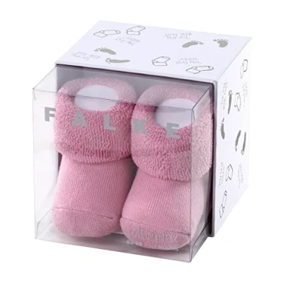 Image de FALKE Erstling B SO coton unies 1 paire, Chaussettes Mixte bébé, Rose (Thulit 8663), 50 56