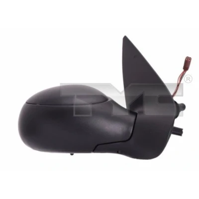 Image de Rétroviseur extérieur Tyc 326 0016 gauche noir Ajustage par câble, asphérique, chauffant PEUGEOT: 206 3/5 portes, SW