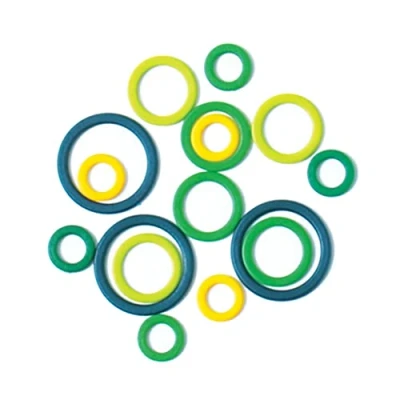 Image de KnitPro Marqueurs de Points, Plastique, Vert Jaune, Assortiment, 50 Pièces