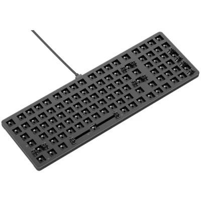 Image de Glorious Gaming GMMK 2 Full Size (96%) Barebones (cadre uniquement) Cadre de clavier jeu mécanique, taille standard (96%), aluminium, personnalisable, RGB, Disposition américaine / ANSI Noir