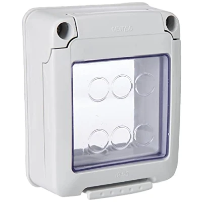 Image de Gewiss Couvercle de Rechange réservoir étanche IP 55 à 2 Places pour série 27 Combi avec vis