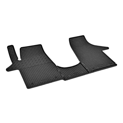 Image de Tapis de sol en caoutchouc sur mesure pour VW T5 Transporter/Caravelle/Multivan 2003 à 2015 2/3 places