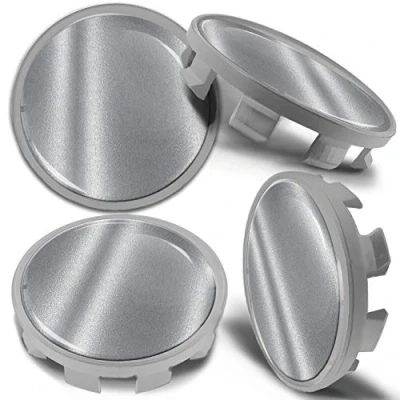 Image de Biomar Labs Lot de 4 x 68 mm Cache Moyeux Compatible avec BMW Centre Roue 36136783536 pour Enjoliveurs Alliage Jantes Argent CBS 8