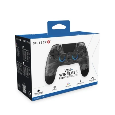 Image de Manette Premium sans fil Bluetooth VX 4 LED Dark Grey Camo (PS4)