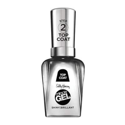 Image de Sally Hansen Vernis à ongles Miracle Gel Top Coat Effet longue tenue Sans lampe UV Facile enlever 101 14,7 ml
