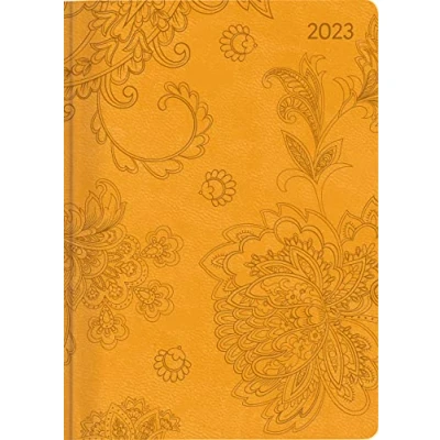 Image de Ladytimer Deluxe Honey 2023 Agenda de poche A6 (10,7 x 15,2 cm) Couverture Tucson avec motif gaufré Weekly 192 pages Alpha Edition