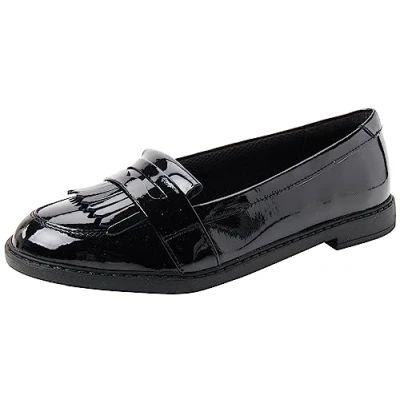 Image de Clarks Scala Bright Y Mocassins (Loafers), Black Pat, 36 EU