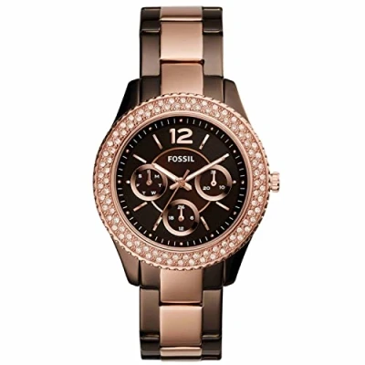 Image de Fossil Femmes Analogique Quartz Montre avec Bracelet en Acier Inoxydable ES4079