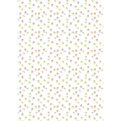Image de Décopatch FDA846C Une pochette de 20 feuilles texture 30x40 cm Pois multicolores pastel