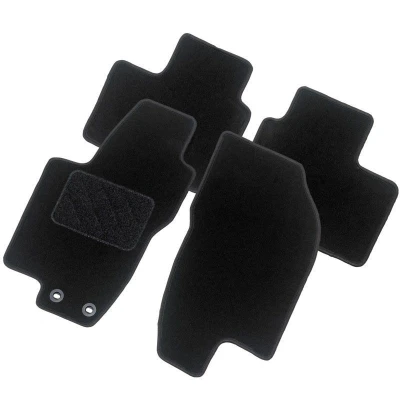 Image de AutoStyle TM NI530 Ensemble de tapis sol Textile avant et arrière 4 noir NISSAN: Leaf I