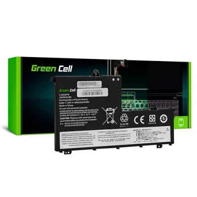 Image de Green Cell L19C3PF1 L19D3PF1 L19L3PF8 L19M3PF1 Batterie pour Ordinateur Portable Lenovo ThinkBook 14 IIL IML 15 (4650 mAh, 11,55 V, Noir)