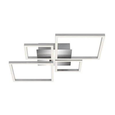 Image de Briloner Leuchten 3128 018 LED orientable, plafonnier à Gradation, 48 Watt, 4.000 Lumen, 3.000 Kelvin, Couleur Chrome Argent, W