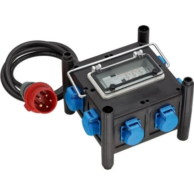 Image de Brennenstuhl Distributeur de Courant Compact en Caoutchouc