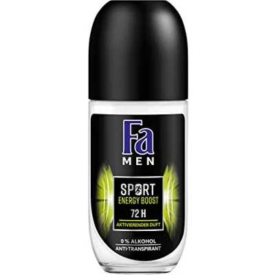 Image de FA MEN Lot de 6 déodorants roll on Sport Energy Boost, 50 ml