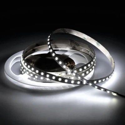 Image de JANDEI Ruban lumineuse à led 5 mètres 12V pour intérieur IP20, lumière froide 6000K, 120 LEDs/m, SMD 2835, éclairage de décoration intérieure (alimentation non incluse)