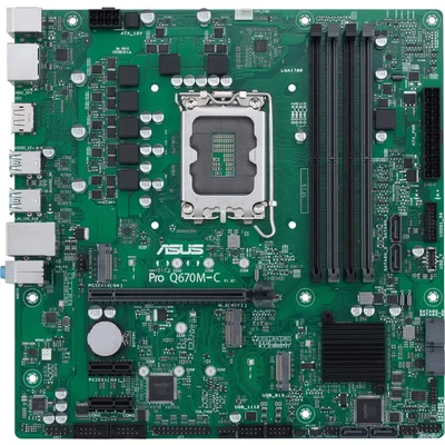 Image de ASUS PRO Q670M C CSM LGA1700 4xDDR5 microATX 6xSATA MB 2xM.2 1xHDMI 2xDP Neuf