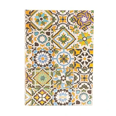 Image de Paperblanks Agenda 12 mois 2025 Format moyen Vue d&#039;ensemble de la journée Fermeture par bande élastique