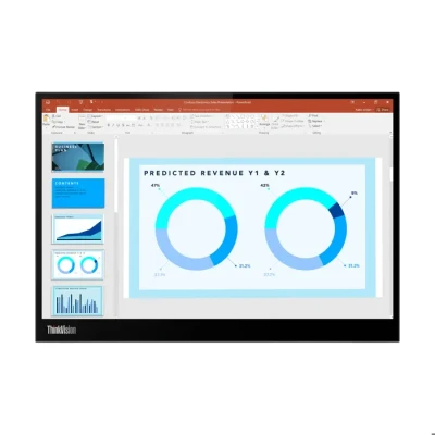 Image de Lenovo ThinkVision M14d LED display 35,6 cm (14 ) 2240 x 1400 pixels 2.2K Noir Neuf