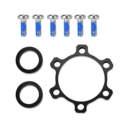 Image de Adapteur de moyeu v¨lo d&#039;alliage avant conversion 100 * 15 ¨¤ 110 arri¨¨re 142 12 148 moyeux filet¨s roue d&#039;adapteur frein disque d&#039;adaptateur (replacement pour