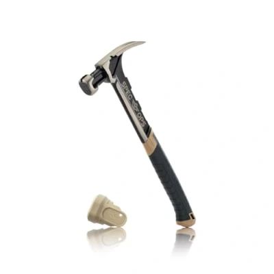 Image de Spec Ops Tools Marteau de charpentier 800 g, griffe déchirée, face fraisée, prise en main absorbant les chocs, 3 % donné aux vétérans