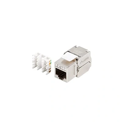 Image de MÃ“DULO SIN HERRAMIENTAS KEYSTONE LANBERG RJ45 180 GRADOS. FTP CAT.7