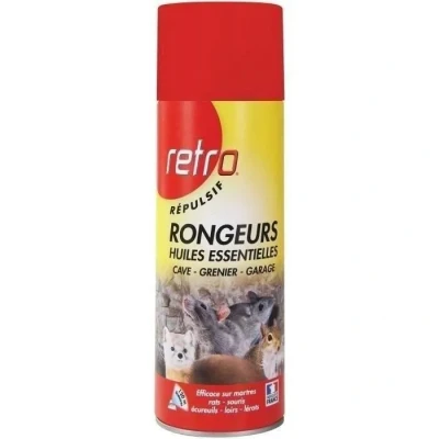 Image de RETRO RÉPULSIF RONGEURS HUILES ESSENTIELLES Repousse les martres, rats, souris, écureuils, loirs, lérots. RERON1