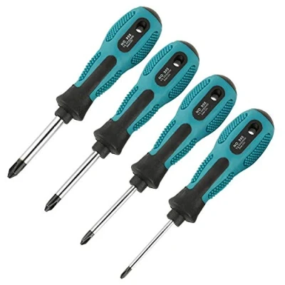 Image de 4 pièces Jeu de Tournevis Type Y, Y3 x 50 mm, Y4 Y5 Y6 Précision Outil à Main Multifonctionnel Magnétique en Acier au Chrome vanadium et PP