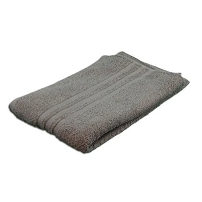 Image de Gözze Lot de 2 Serviettes élégantes, Sylt, 100% coton, Tissu base dense (440 g/m²), 50 x 100 cm Argenté