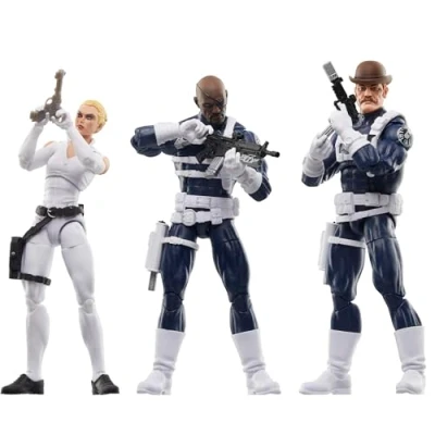 Image de Marvel Legends Series S.H.I.E.L.D. Nick Fury Jr., Sharon Carter et Dum Dugan Action Figurines
