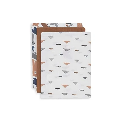 Image de Jollein Gant de Toilette Polar Hydrophile 3 Pièces, 20 cm Longueur x 15 Largeur, Multicolore 536 848 65349