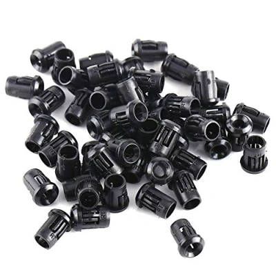 Image de Fafeicy 3mm 5mm 8mm 10mm LED 50pcs Douille Lampe, Support de Diode, Clip Noir en Plastique, Monture Lunette Utile, Supports Température Fonctionnement 20 ℃ 120 ℃(3mm)