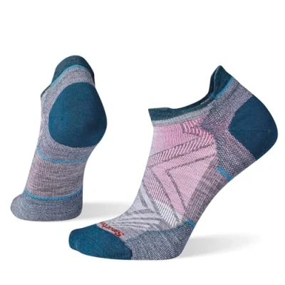 Image de Smartwool RUN ZERO Cushion LOW Ankle Socquettes, Taille: 34 37, Medium gray