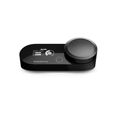 Image de SteelSeries GameDAC Gen 2 Amplificateur Audio Hi Res ESS Sabre Quad DAC Élimination du Bruit par l’IA Son Spatial 360 Certifié PC, PS5, PS4