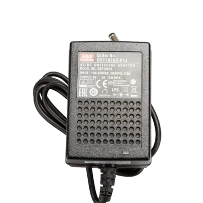 Image de MEAN WELL GST18E05 P1J adaptateur de puissance &amp; onduleur 15 W Noir Adaptateurs onduleurs (85 264 V, 47/63 Hz, 0.5 A, W, 5 3 A)