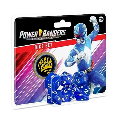 Image de Power Rangers: RPG Dice Set Blue Jeu de Rôle Dés Renegade Game Studios