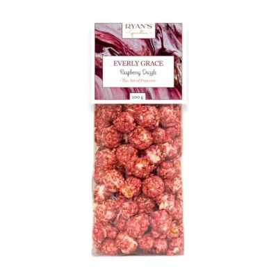 Image de Everly Grace popcorn Raspberry Drizzle, 100 g Sachets de à la framboise fruitée notre manufacture Augsbourg, Allemagne