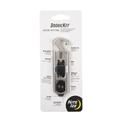 Image de Nite Ize DoohicKey Clé à cliquet en acier inoxydable