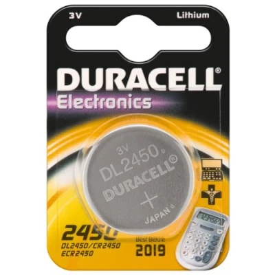 Image de Duracell Lot de 10 piles bouton au lithium 2450 (CR2450) 3 V