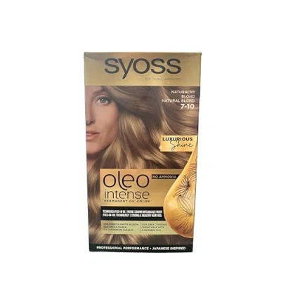 Image de Syoss Oleo Intense Lot de 3 colorants pour cheveux Blond naturel 7 10 x 115 ml