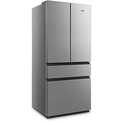 Image de Hisense RF540N4SBI2 réfrigérateur congélateur à porte française, NoFrostPlus, compresseur Inverter, ConvertActive, CrispZone, 181,7 cm, partie 302 l, 178 40 dB, 310