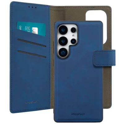 Image de imoshion Etui de téléphone luxe 2 en 1 amovible pour Samsung Galaxy S25 Ultra Bleu Neuf